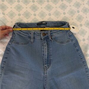 Fashion Nova High Rise Light Blue Jeans